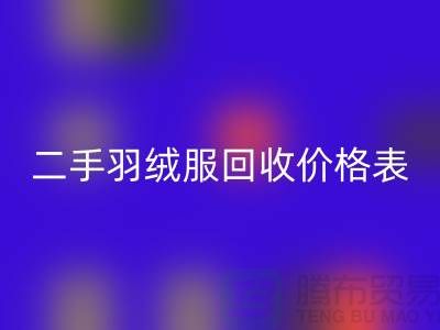 二手羽绒服安博网_安博(中国)价格表最新：环保与实惠的双赢选择