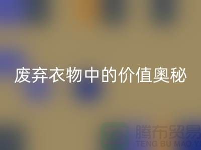 上海服装面料安博网_安博(中国)厂家大揭秘：隐藏在废弃衣物中的价值奥秘