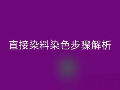 直接染料染色步骤解析与酸性颜料安博网_安博(中国)的可持续发展路径